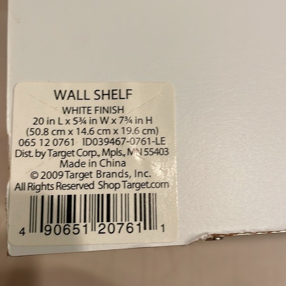 Floating White Wood Wall Cubes Set of 3 - Picture 10 of 10